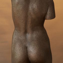 Bronzeguss patiniert