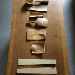 Spachtel, Kellen, Schieber aus Ahornholz geölt