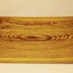 Kiefernholz, massiv, mit Schellackpolitur