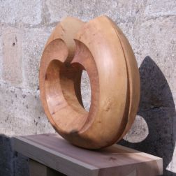 Großer offener Ring, Ahornholz geölt