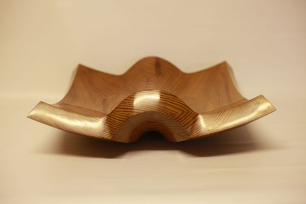 Kiefernholz, massiv mit Schellackpolitur