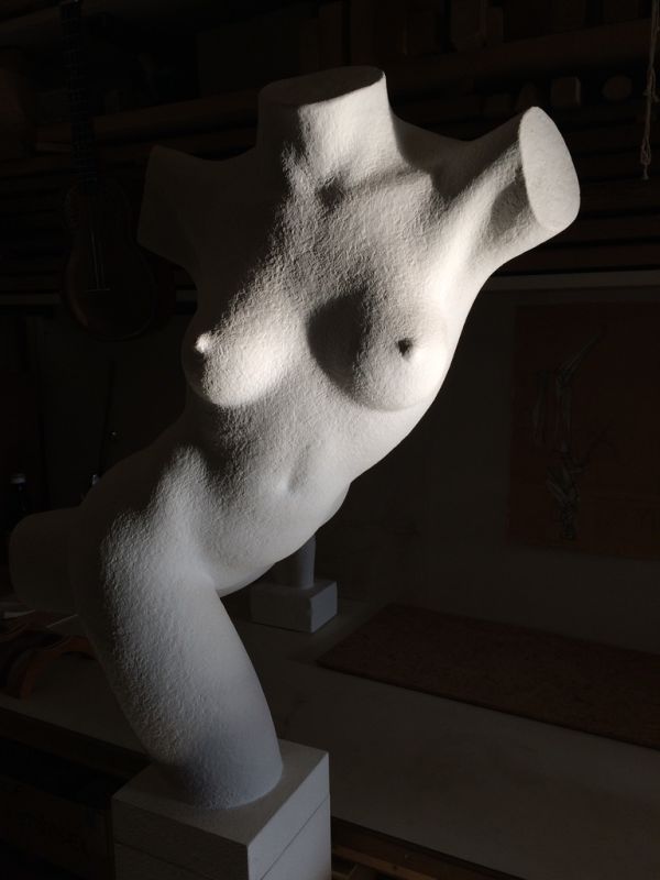 Gipsmodell für Bronzeguss