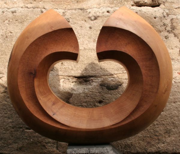 Großer offener Ring /Ahornholz geölt